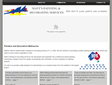 Tablet Screenshot of mpainting.com.au